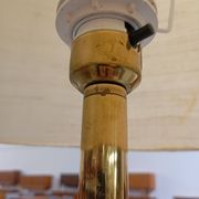 Lampadaire vintage avec base en or