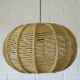 Vintage Rope Pendant Lamp / Handmade Rustic Chandelier/ Hanging Light 1970