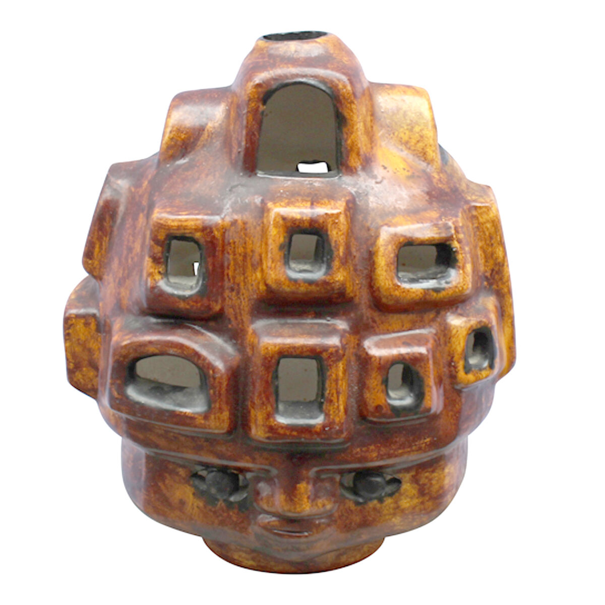 Architectural ceramic lamp