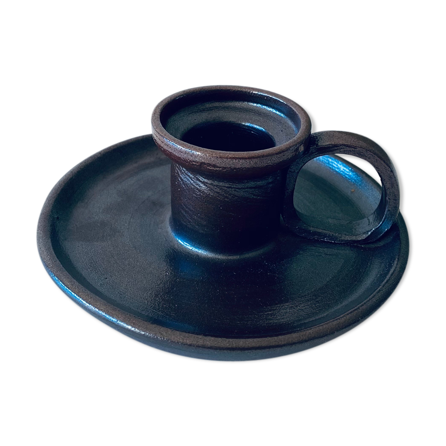 Signed ceramic bougeoir