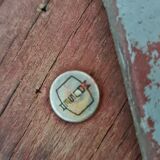 Metal and wood industrial stool