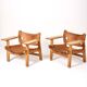 Pair of The Spanish Chair model BM2226 armchairs by Børge Mogensen