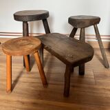 Set of 4 mismatched stools