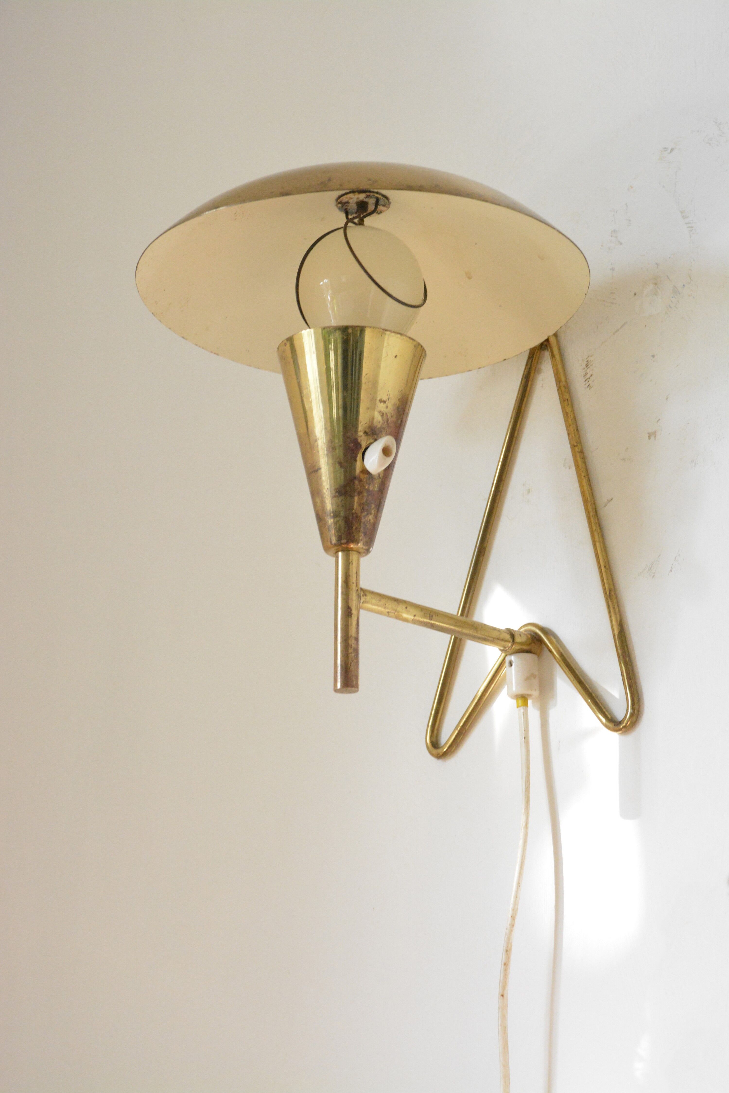 Pair of Itsu wall lights, EV 57, 50s