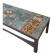 French coffee table in ceramic and steel, circa 1960.