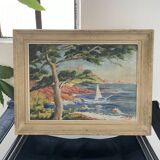 Peinture à l’huile Saint Raphaël Gus Buffa