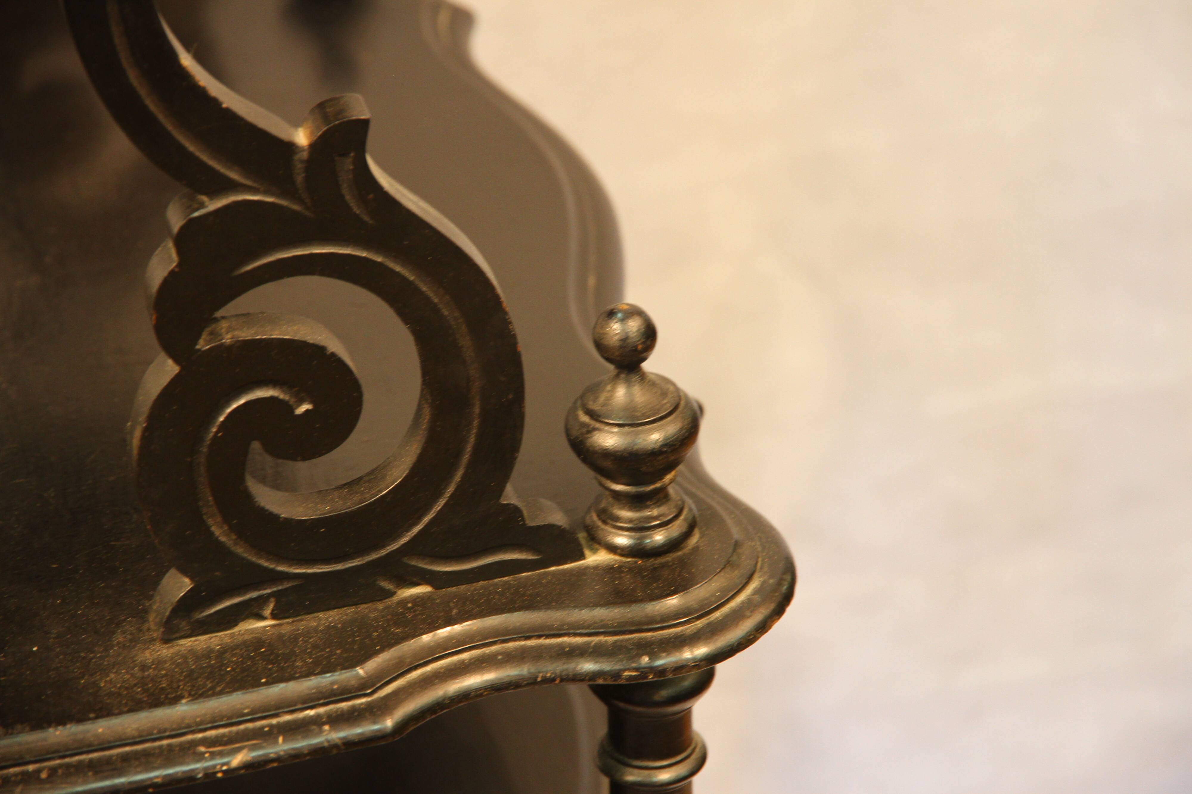 Music time blackened wooden locker Napoleon III