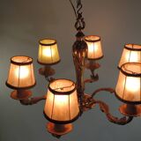 Vintage bronze chandelier