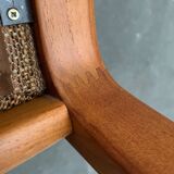 Set of vintage Danish teak chairs