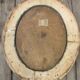 Miroir oval en bois doré XIXeme 46cm