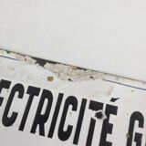 Enamelled plate general electricity
