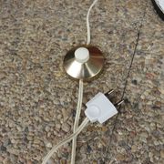 Monix Paris floor lamp in chrome brass and white lacquered metal 1960