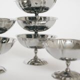 Set of six ice coupes