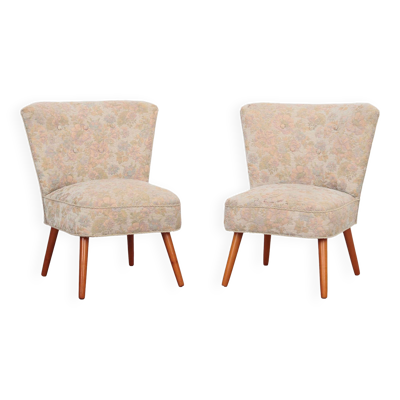 Ensemble de deux fauteuils en hêtre, design danois, années 1970, production : Danemark