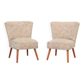 Ensemble de deux fauteuils en hêtre, design danois, années 1970, production : Danemark