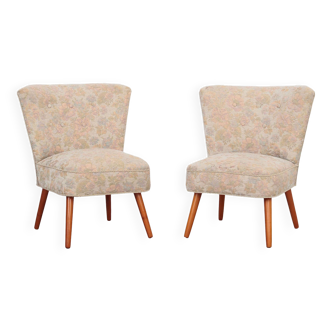 Set of two beech armchairs, Danish design, 1970s, production: Denmark