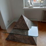 Granite pyramid table