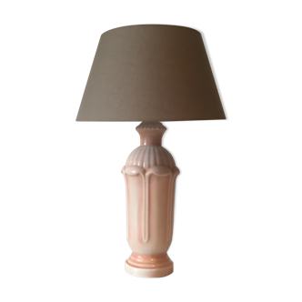 Lampe en céramique rose
