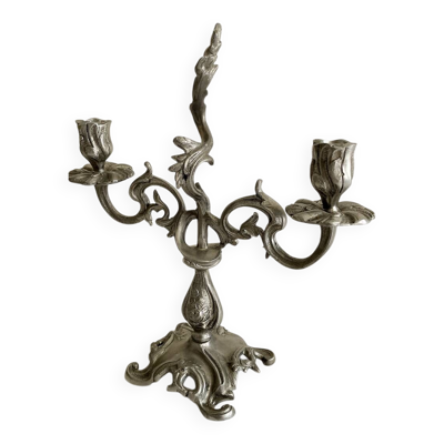 Candélabre deux feux, style Louis XV