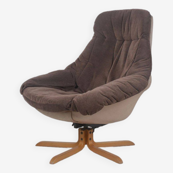 Fauteuil lounge danois conçu par HW Small pour Bramin, années 1970