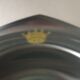 Brushed metal salad bowl