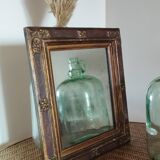 Small rectangular mirror with mercury glass "Leluc"