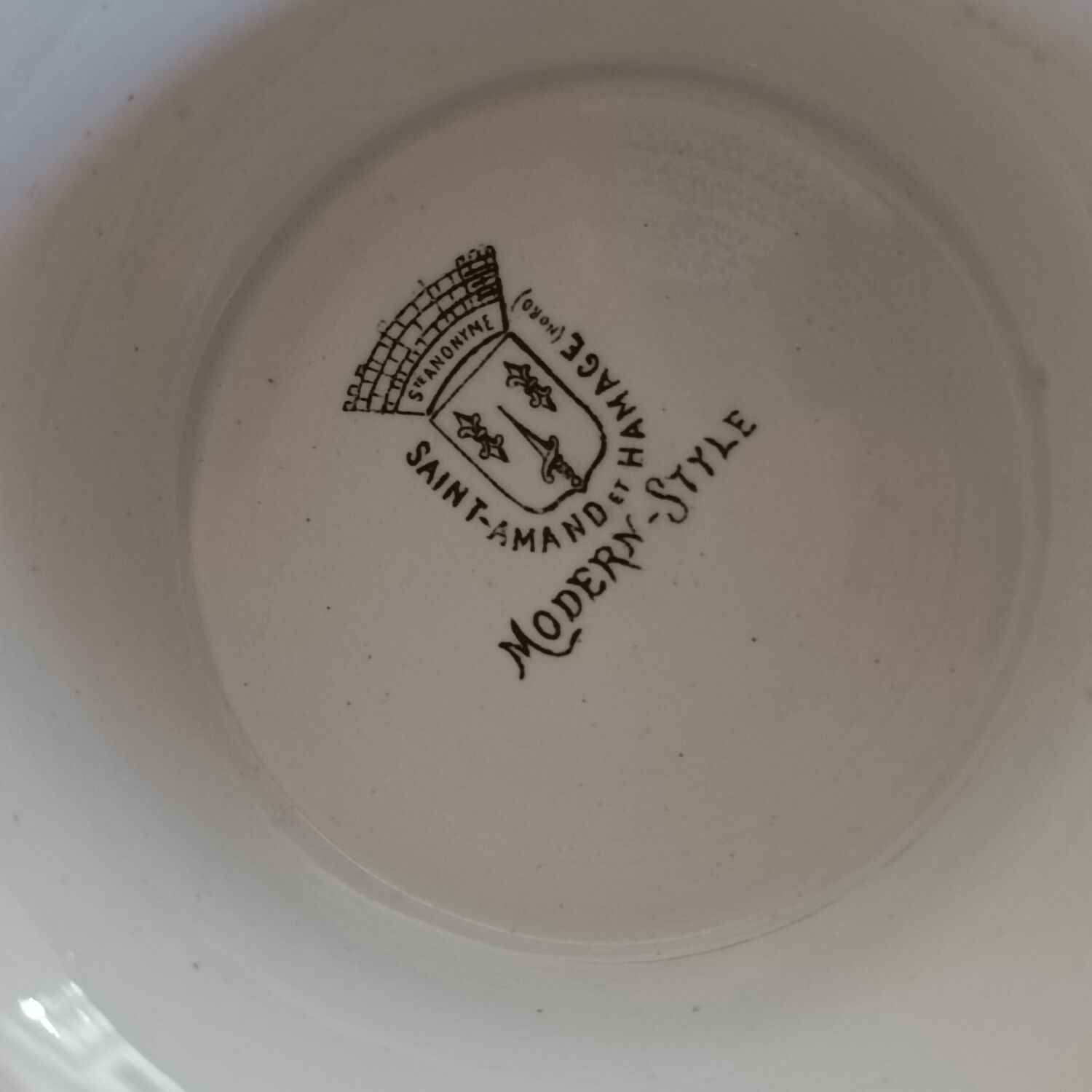 Tureen and ravier Saint Amand and Hamage