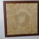 Wooden and ceramic trivet