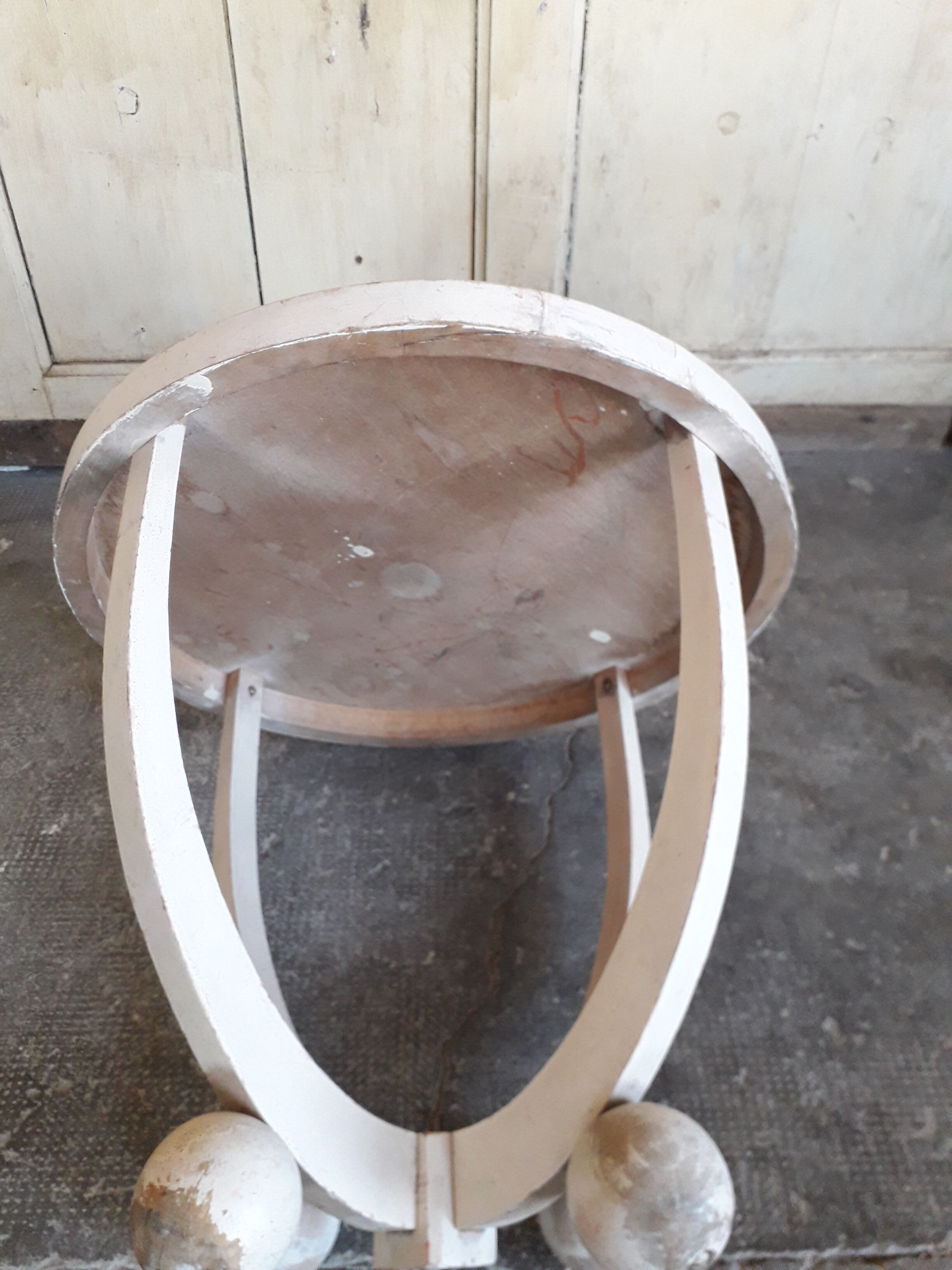 Chair and table for child art deco