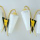 Pair of vintage wall lamps 1950