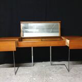 Roche Bobois mid-century design teak dressing table
