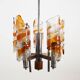 Pendant lamp, Murano glass, Italian design, 1970s, production: Italy