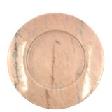 Pink marble centerpiece / tray, up&up italy, 1970s