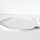 White ceramic fish dish