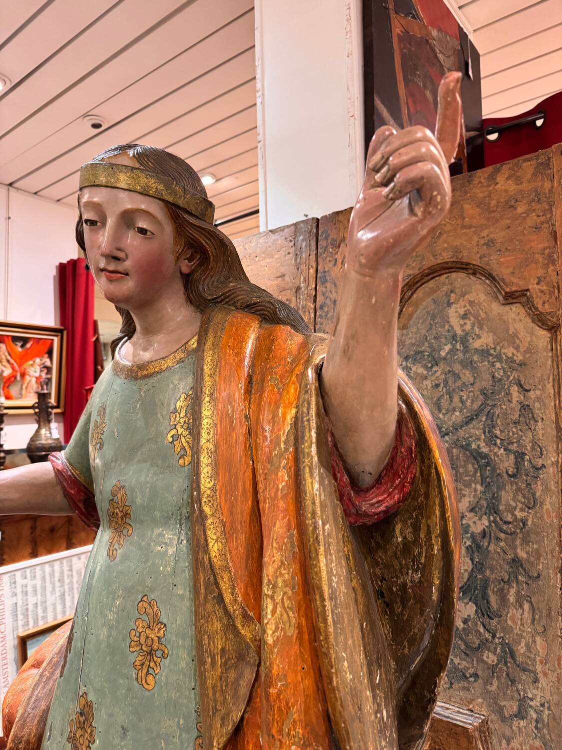 Sculpture en bois Saint Martyr, XVIIIème s.