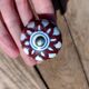 Genuine stoneware door knobs