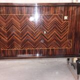 Vintage sideboard in lacquered macassar ebony