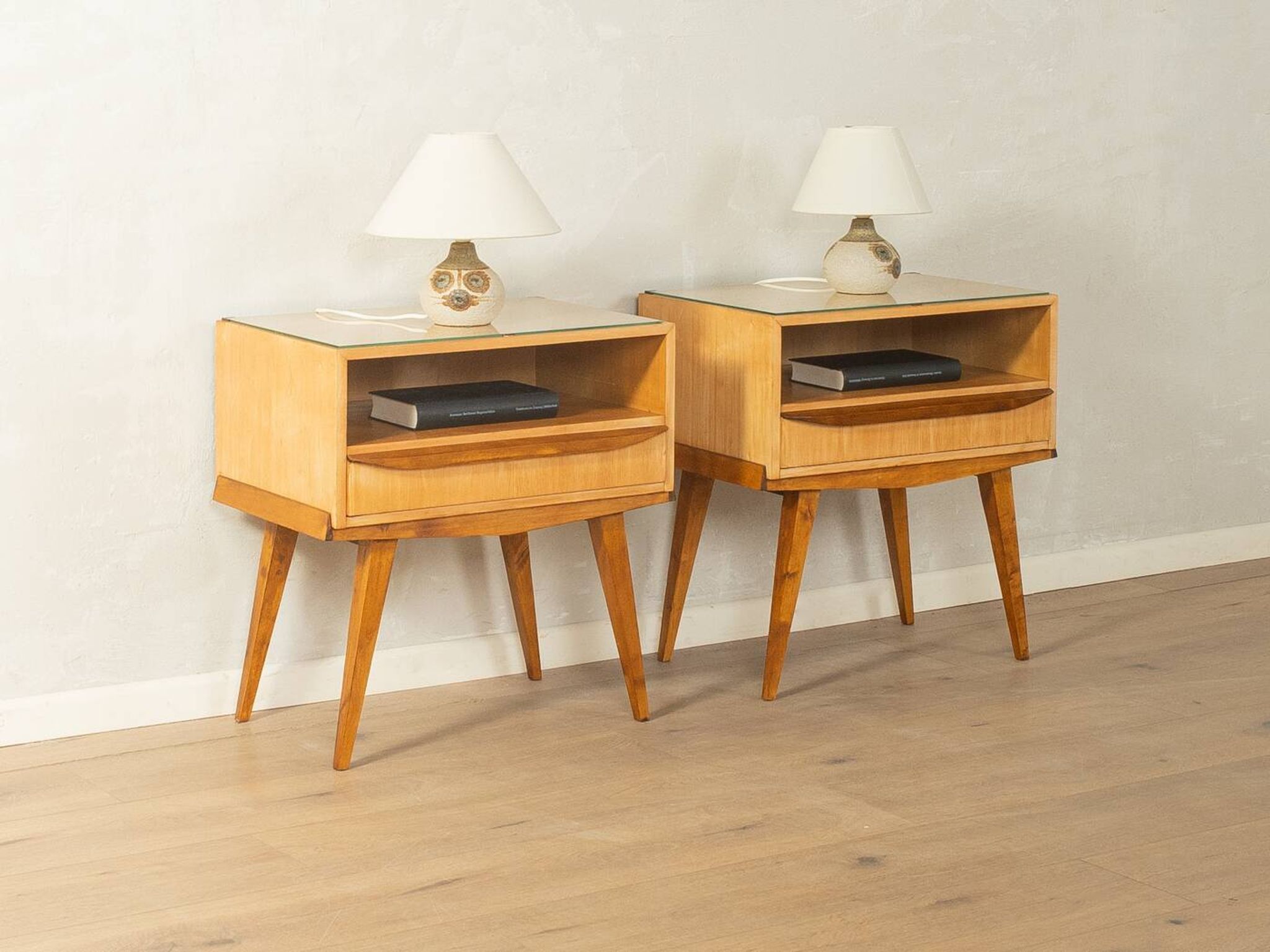 Tables de chevet rares des années 1950 par Helmut Magg pour WK Möbel