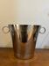 chrome metal champagne bucket 1950