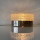 Round bubble glass wall lamp or flush mount by Limburg, 1960s, Germany