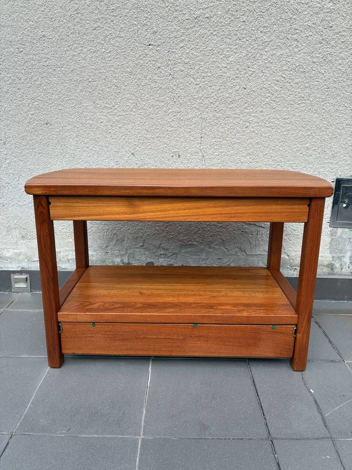 Sailing Stolefabrik teak coffee table with drawers, Denmark, 1960s