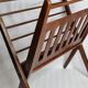 Folding teak magazine door by Cees Braakman