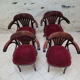 4 fauteuils bistrot bridge
