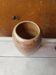 Former ceramic vase marron beige vintage 70s