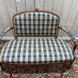 Canapé - Banquette de style Louis XVI tissu LYS