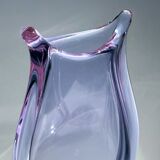 Bohemian Alexandrite Glass Vase by Miroslav Klinger 1960s