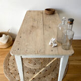 Patinated farmhouse table