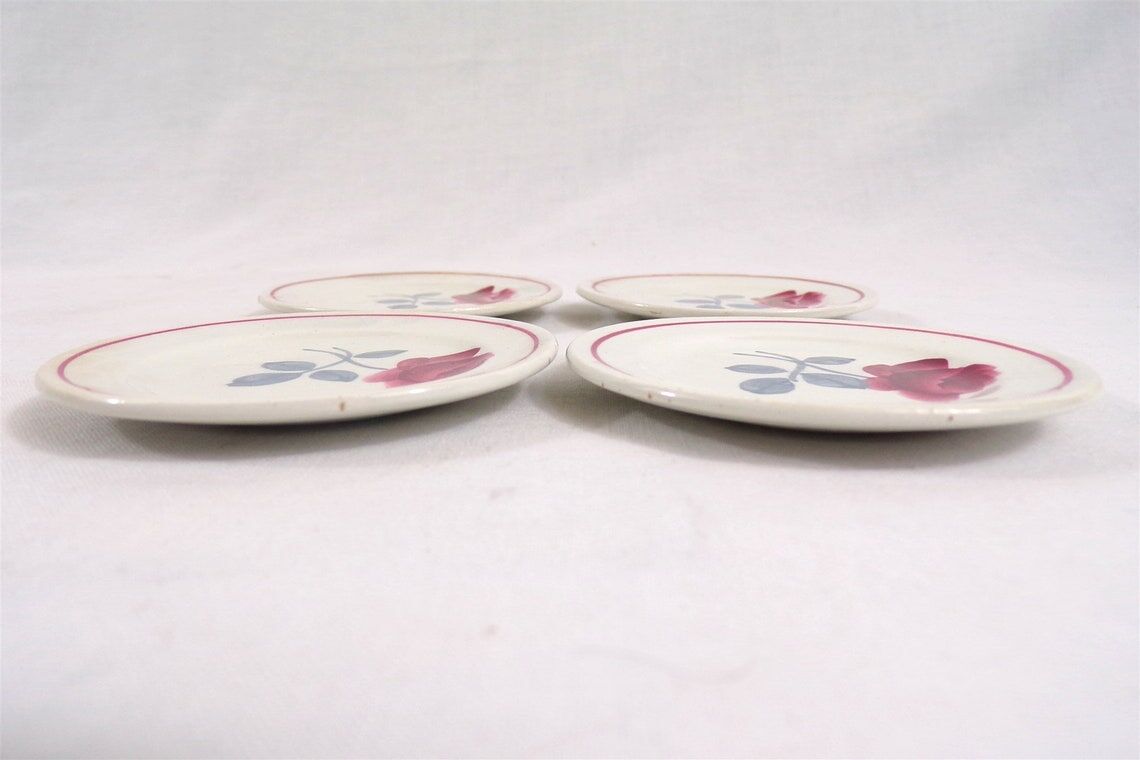 Dinette crockery doll's house ceramic 10 pieces vintage France