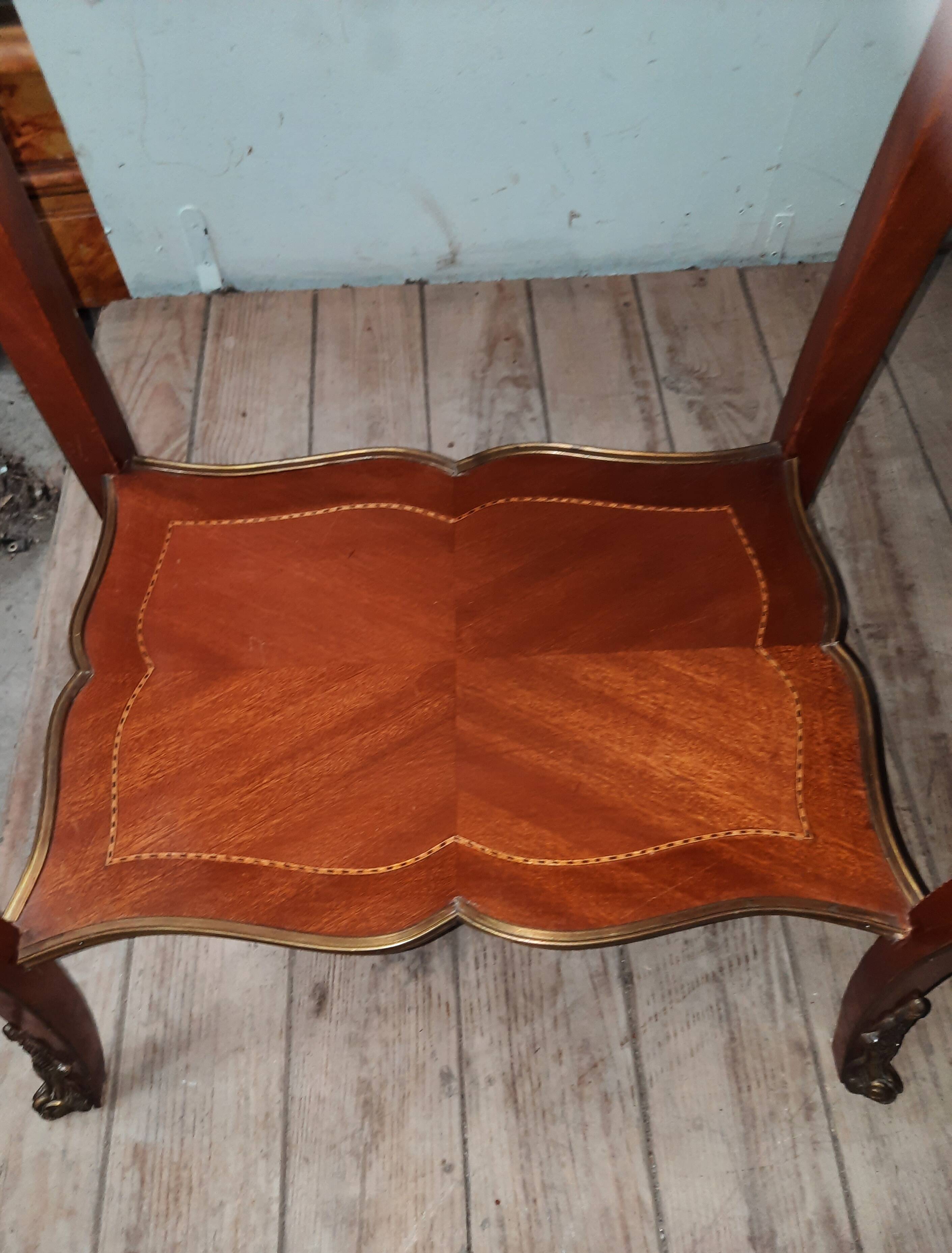 Louis XV style floral center table