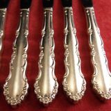 Service of 12 silver metal entremets Regency Sheffield
